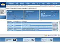 Chevrolet Network Assistance UK Retailer Portal 2006